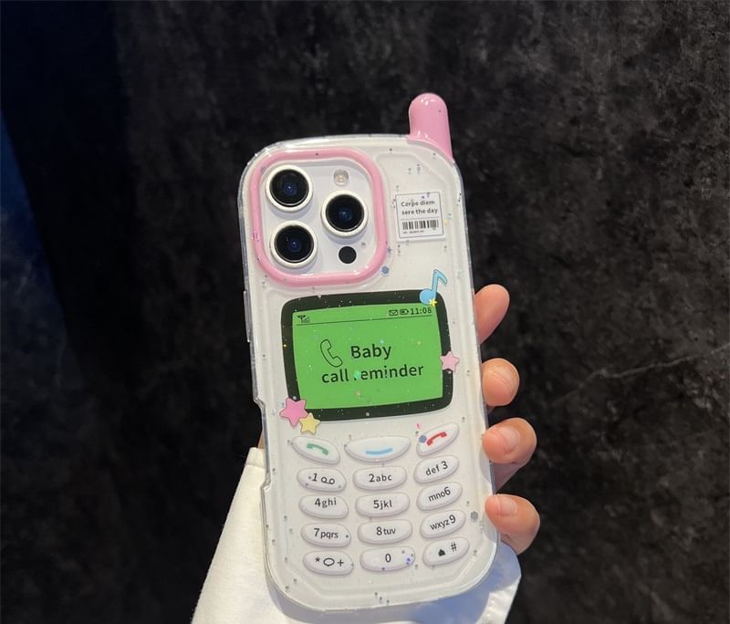 Vintage Cellphone Print Phone Case