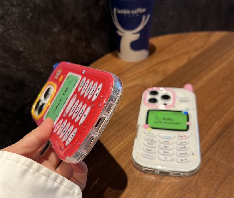 Vintage Cellphone Print Phone Case