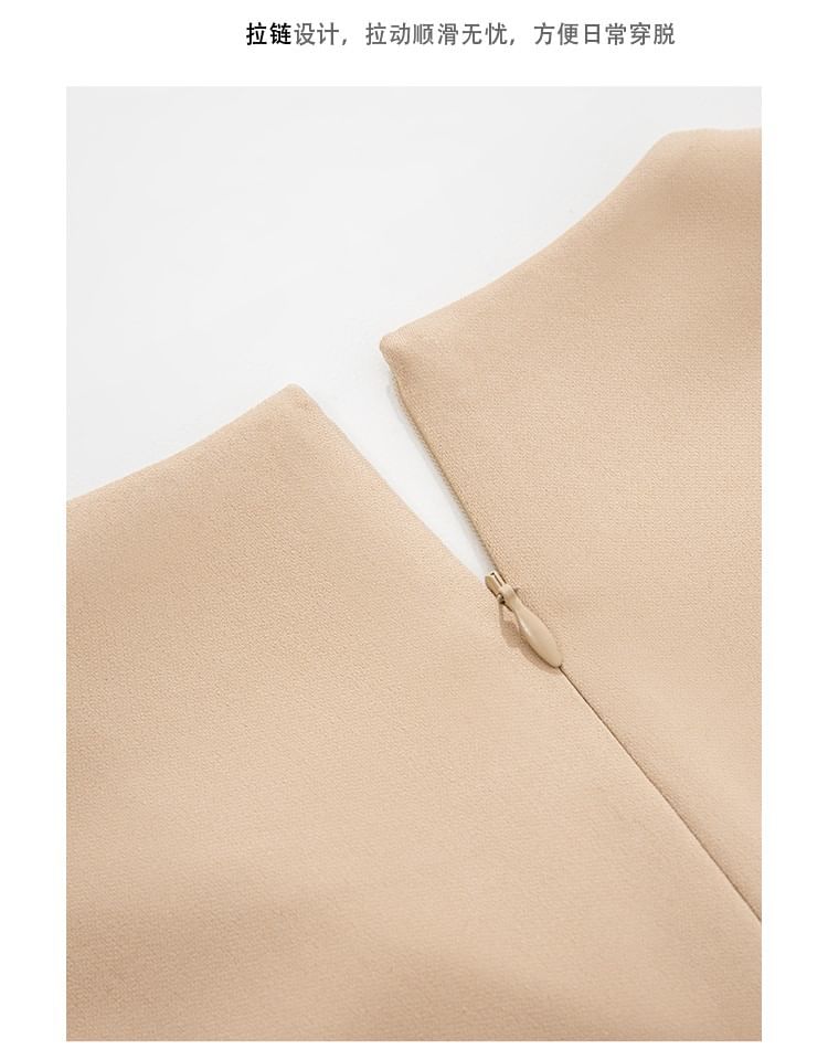 Sleeveless Asymmetrical Top / High Waist Straight Leg Pants