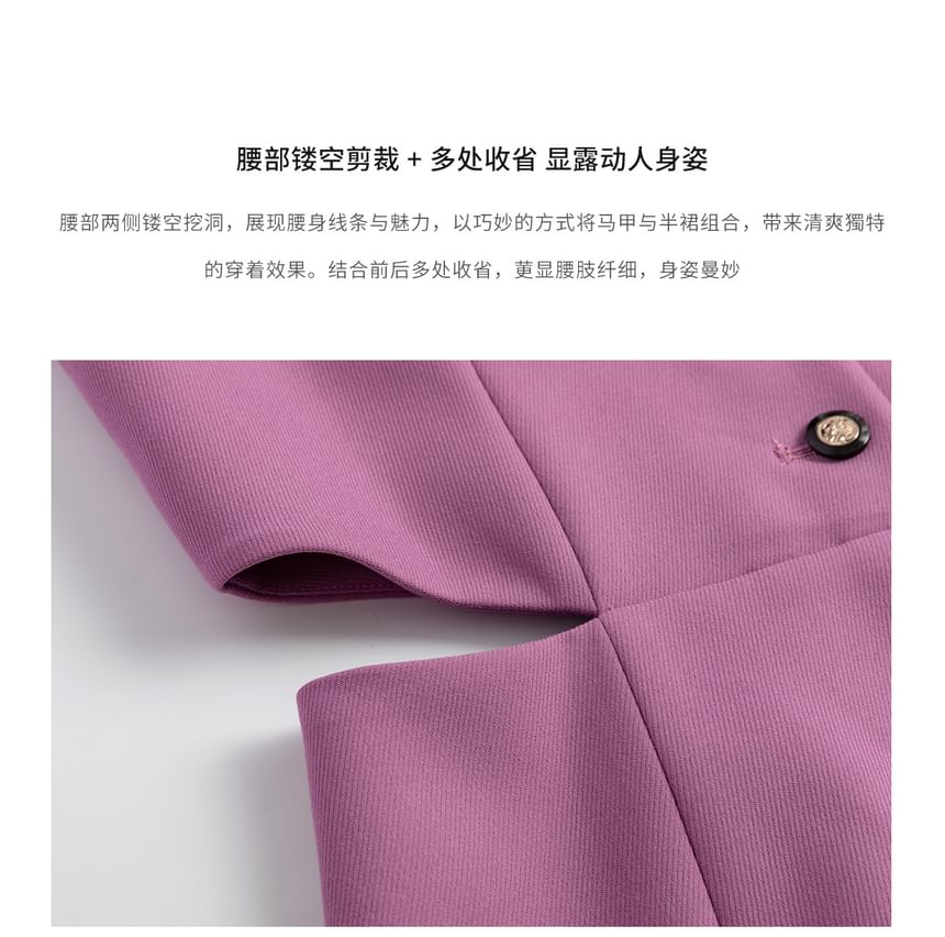 Sleeveless V-Neck Cutout Plain Maxi Sheath Dress