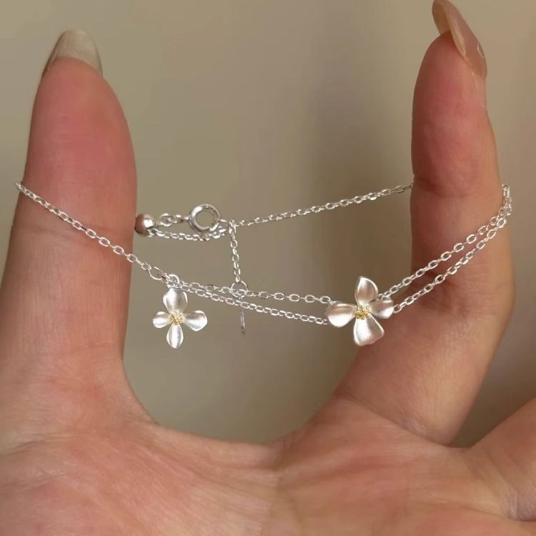 Layered Flower Bracelet