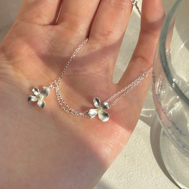 Layered Flower Bracelet