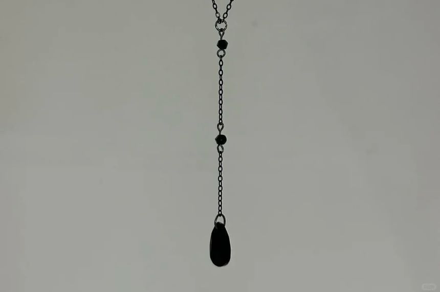 Necklace Crystal Faux Station Chain