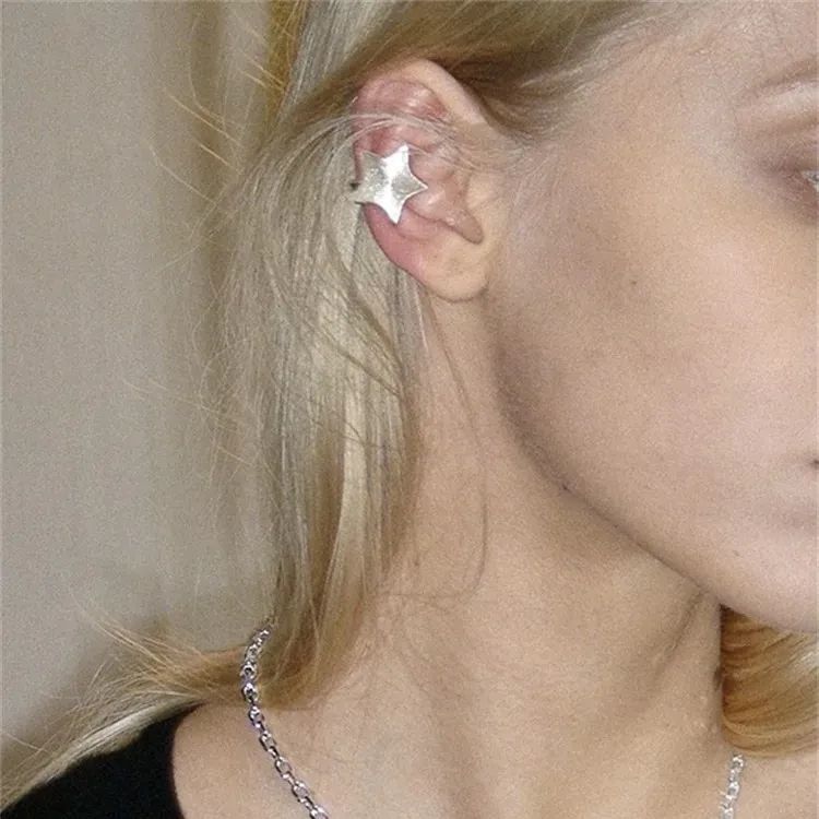 Asymmetrical Cuff Star Ear