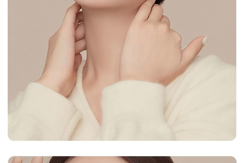 Glitter Faux Asymmetrical Pearl Earring Drop