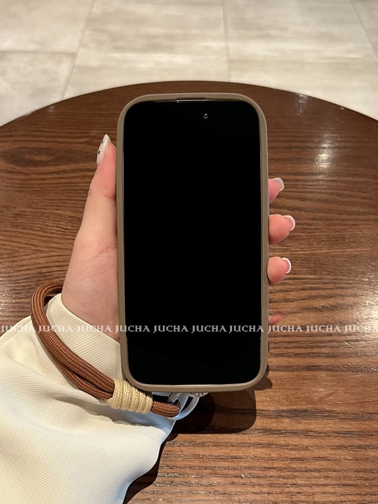 Bear Houndstooth Phone Case / Strap / Set
