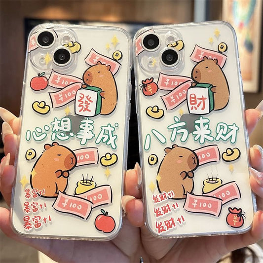 Lunar New Year Capybara Phone Case