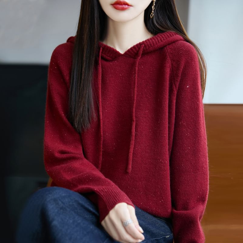 Drawstring Hooded Sweater