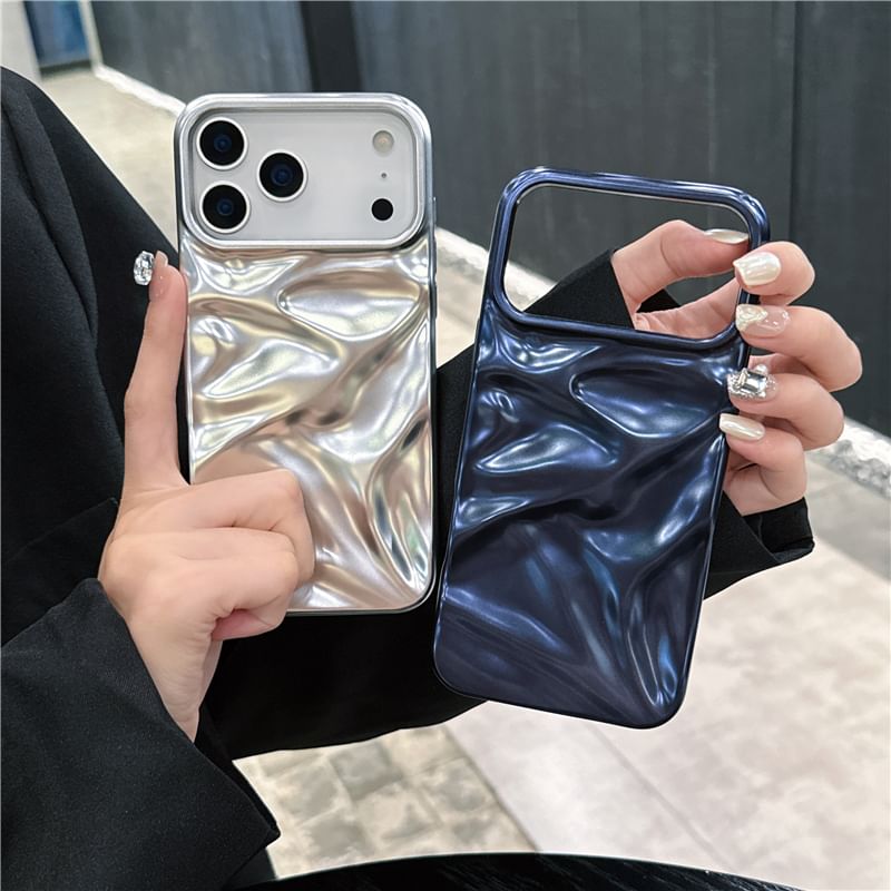 Textured Metallic Phone Case
