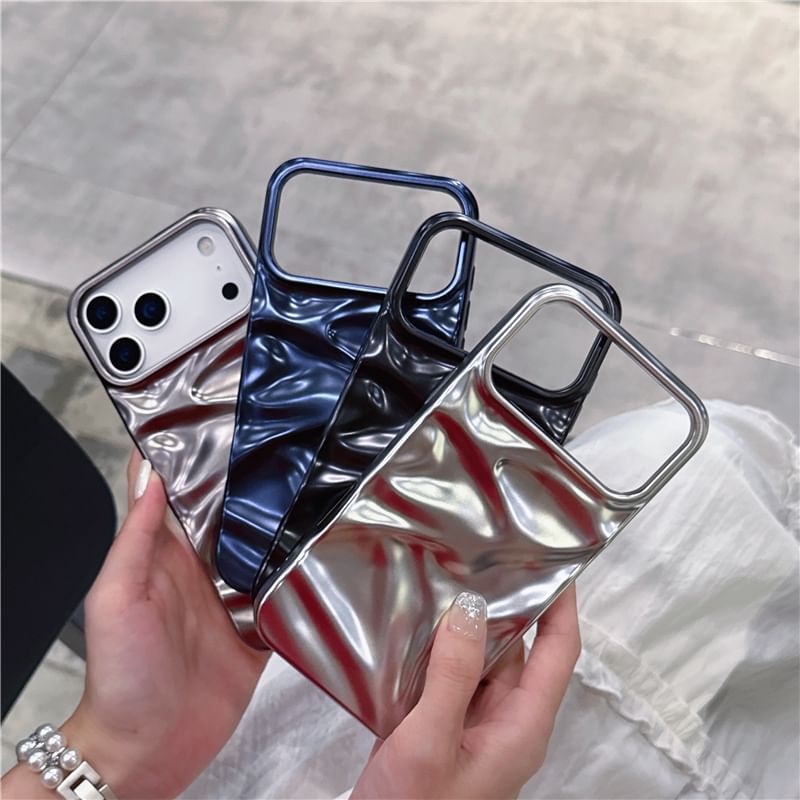 Textured Metallic Phone Case