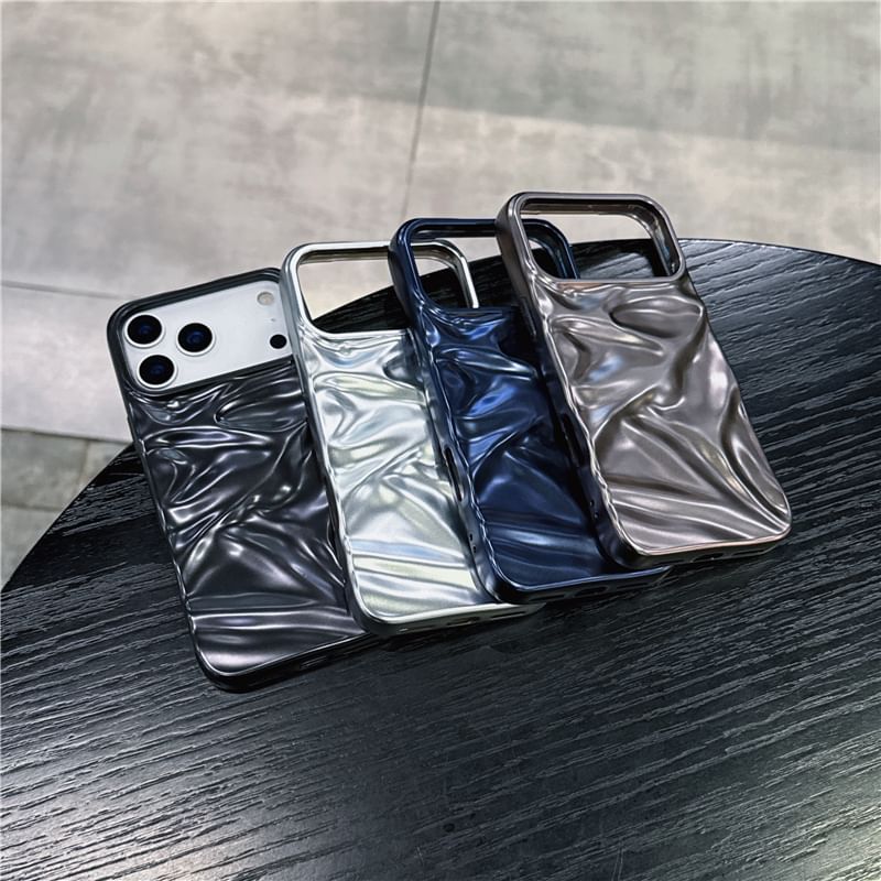 Textured Metallic Phone Case