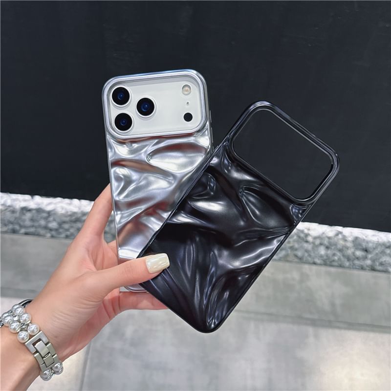 Textured Metallic Phone Case