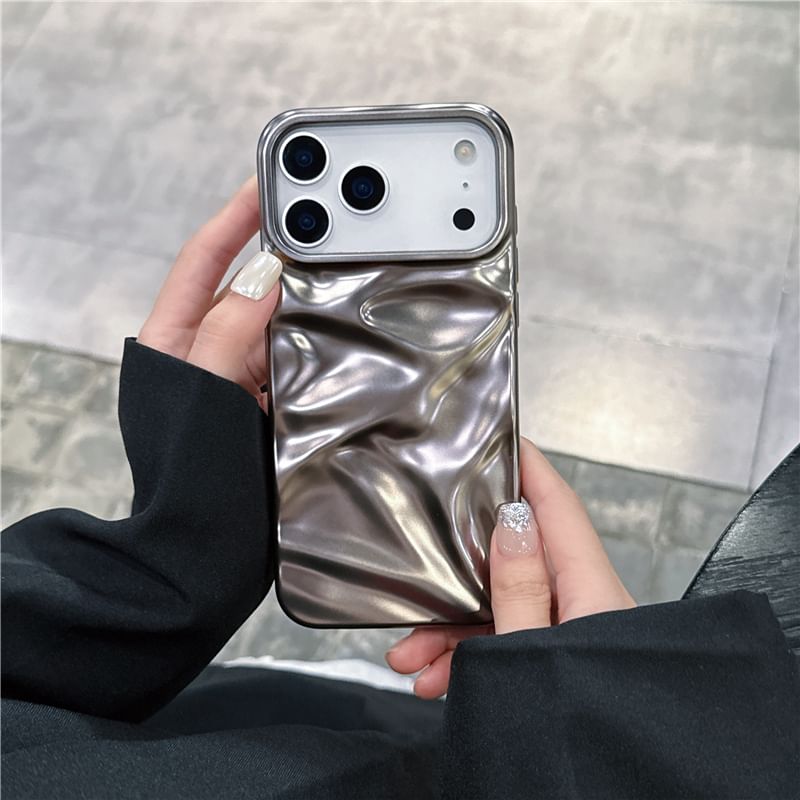 Textured Metallic Phone Case
