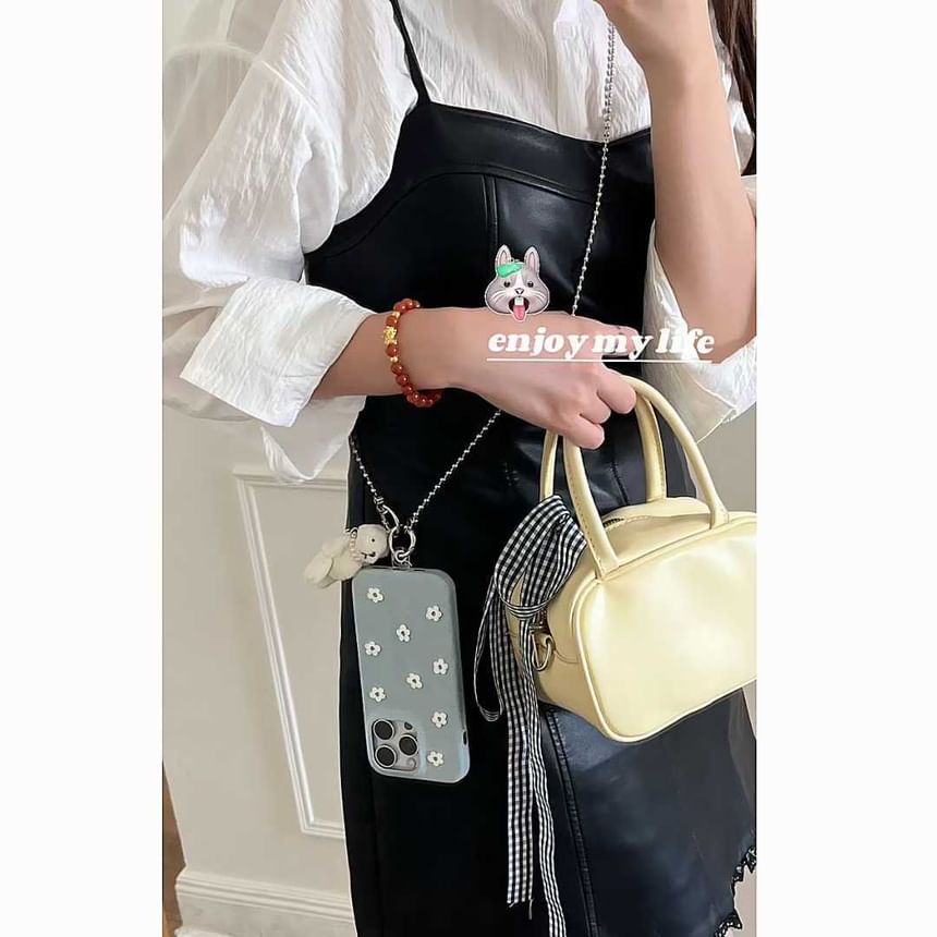 Floral Denim Phone Case / Lanyard / Set