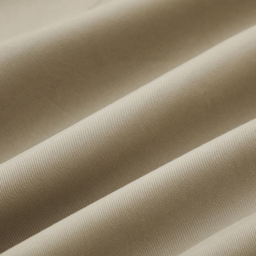 Contrast Collar Zip Barn Jacket