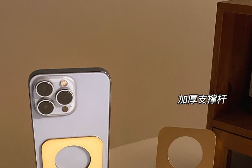 Alloy Wooden Desktop Phone Stand