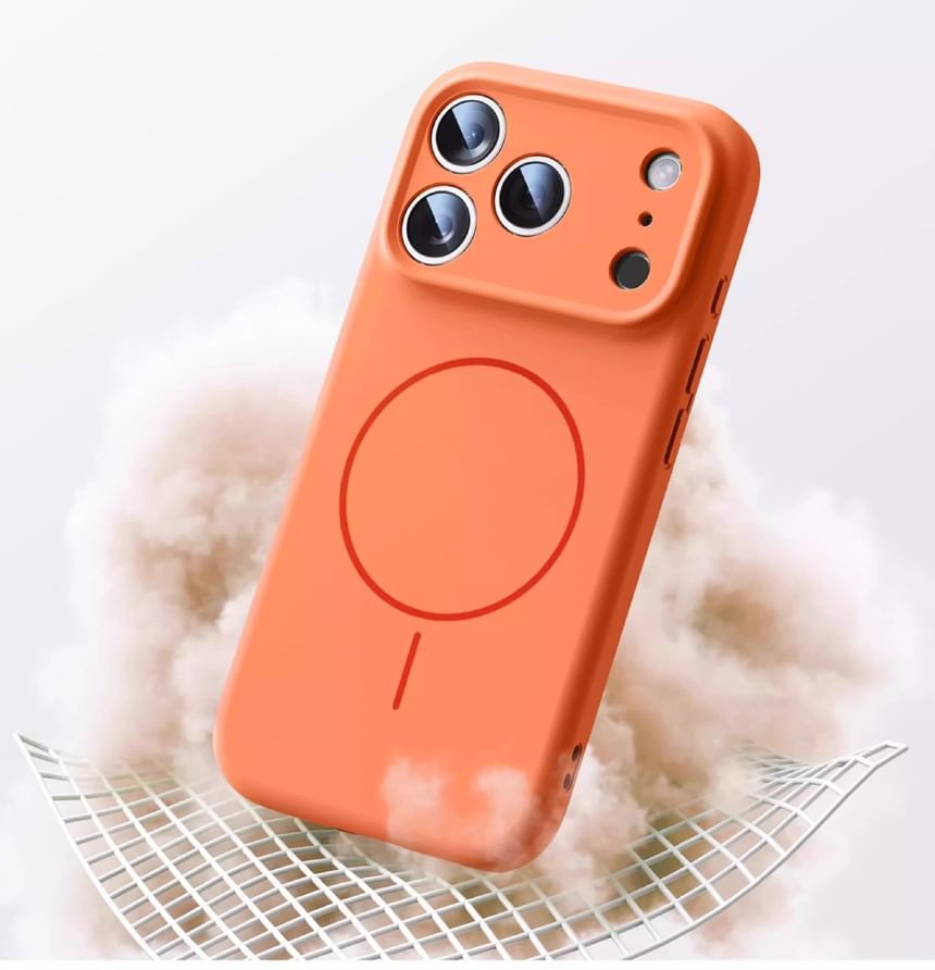 Silicone Magnetic (Compatible with MagSafe) Phone Case