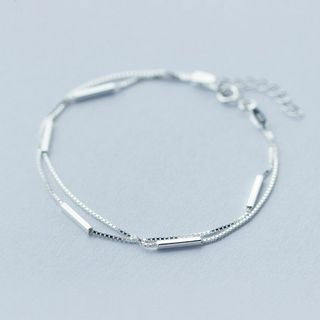 Sterling Segment Bracelet Silver 925 Bar
