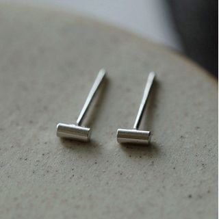 Sterling Stud Earring Silver
