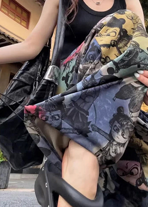 Lose Printhose Sommer Kordelzug Baumwolltaschen