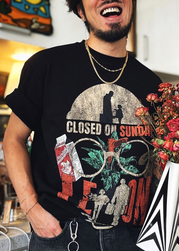 Neck Print T Baumwolle Weiß Shirts Sommer Modern Buchstabe O