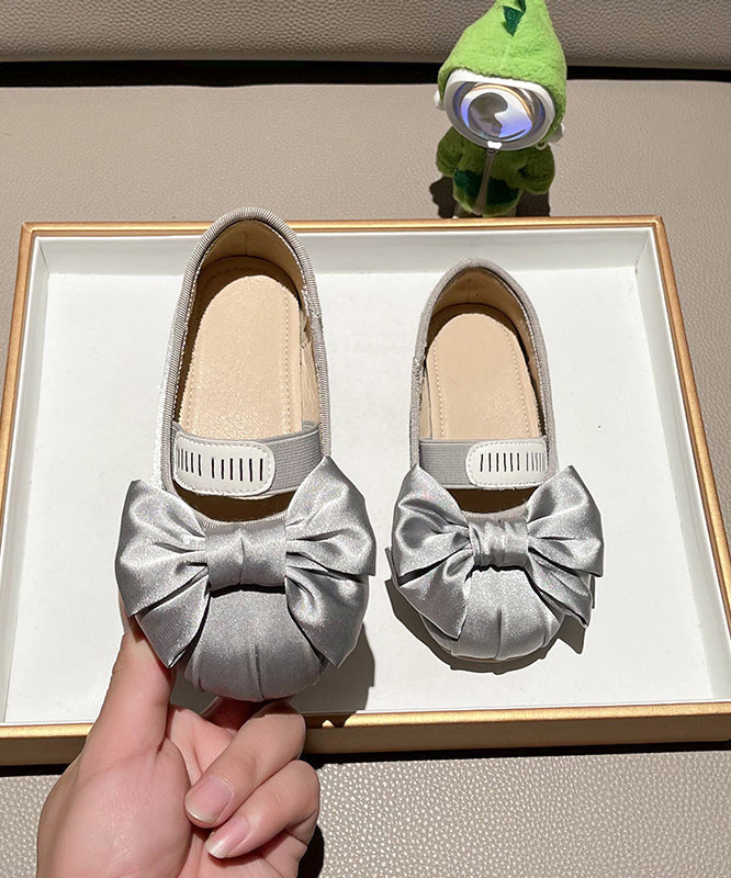 Spleißen Bogen Neue Apricot Mädchen Schuhe Flache
