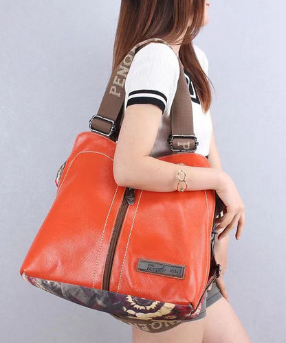 New Original Design Print Patchwork Large Capacity Messenger Bag Ada Fashion