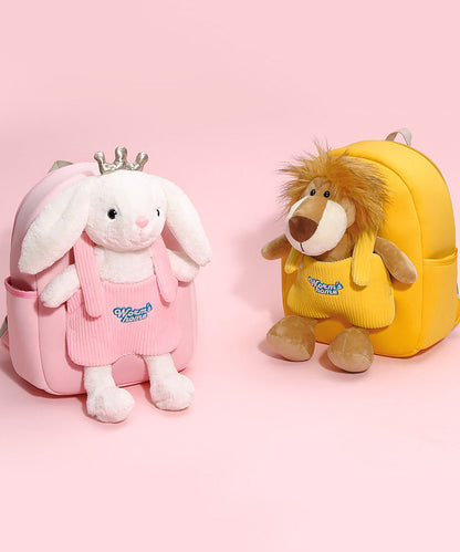 Novelty Pink Durable Cartoon Kids Backpack Bag IU020