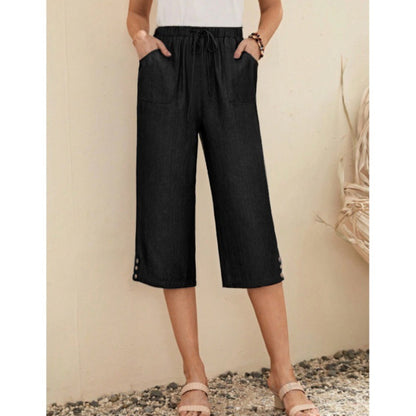 Loose Casual Plain Pants  QN65