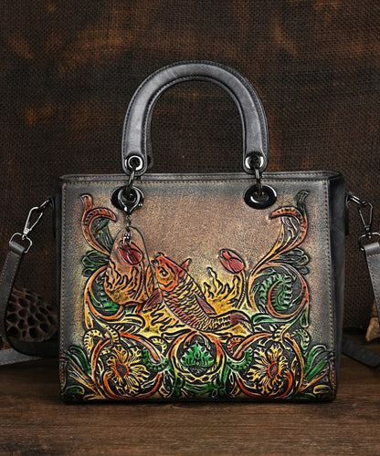 Original Chinese Style Handmade Embossed Tote Bandbag HJ1024