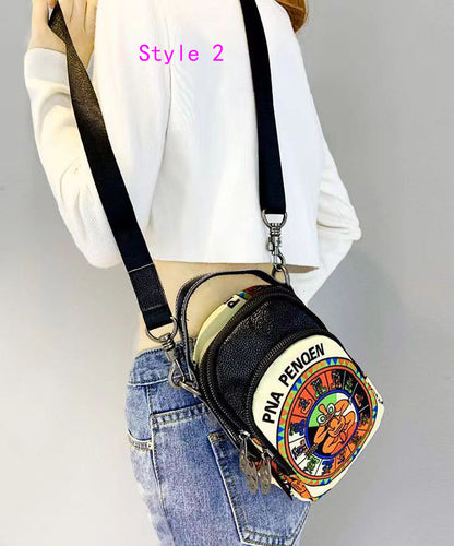 Original Design Sense Printed Versatile Shoulder Bag Ada Fashion