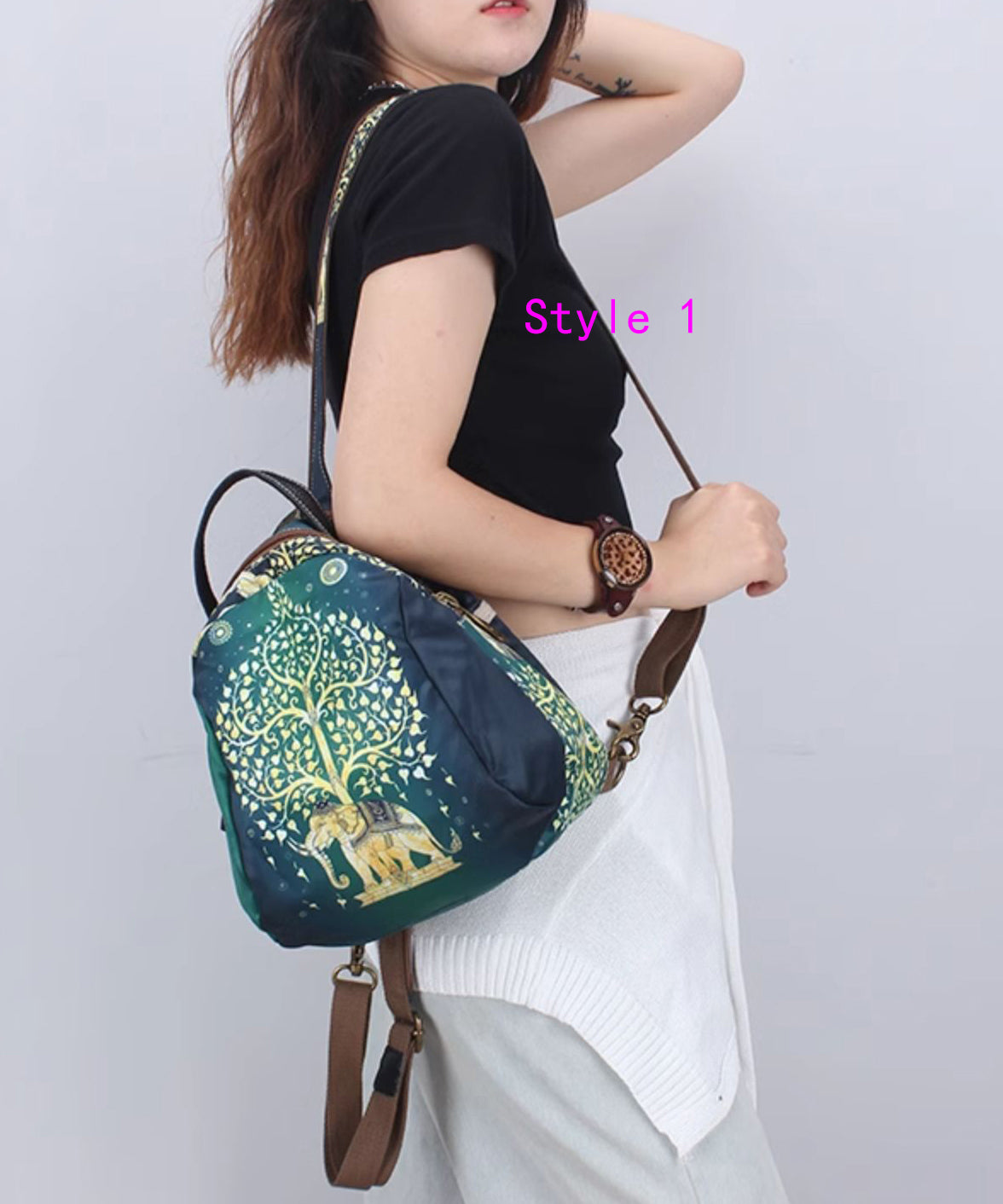 Original Ethnic Style Printed Messenger Bag ZX1001 Ada Fashion