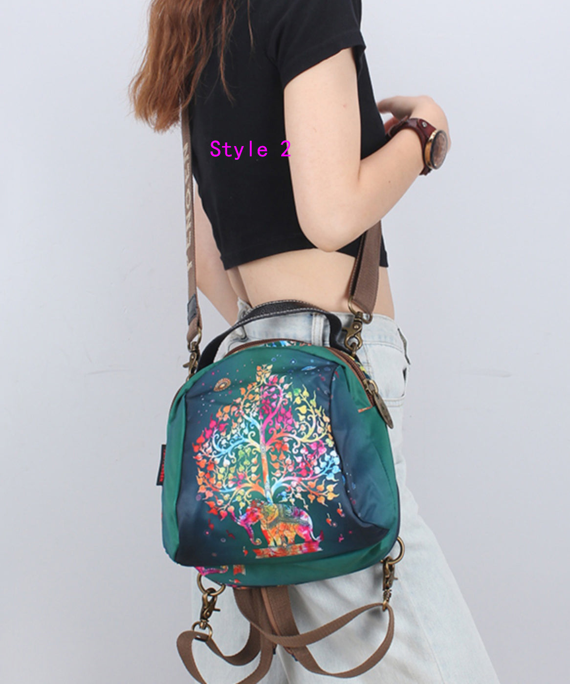 Original Ethnic Style Printed Messenger Bag ZX1001 Ada Fashion