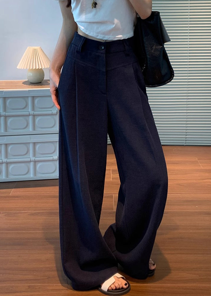 Waist Original Pants Linen Button High White Fall