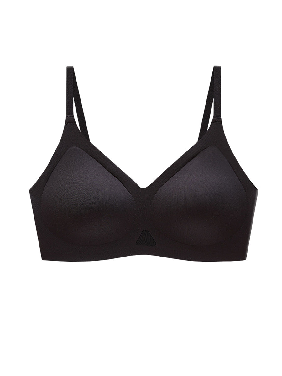 Cup Pure Artsy Feste Farbe Satin BH Damen