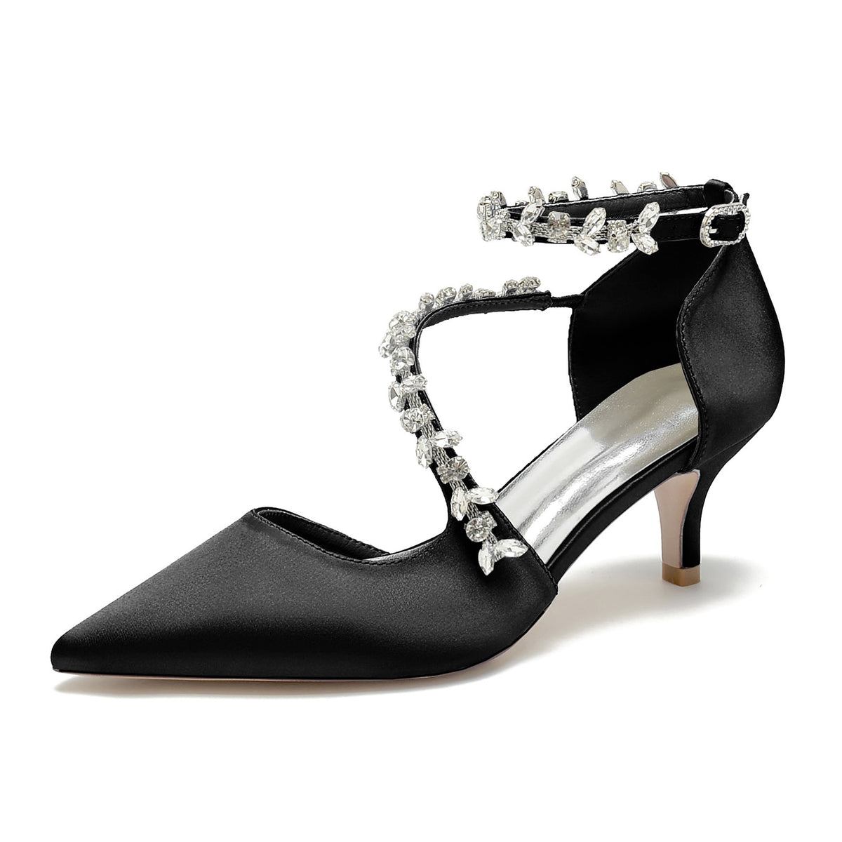 for Shoes Heel Pointed-Toe Wedding Women – Kitten Elegant