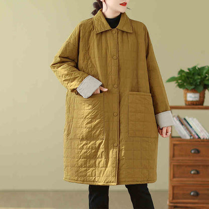 Fine Cotton Filled Coat Winter