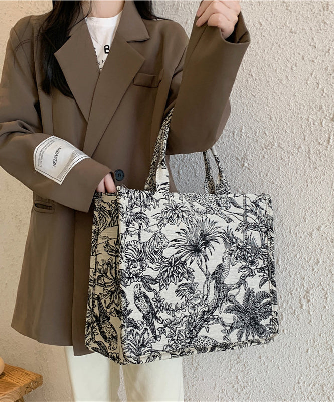 Spring New Jacquard Embroidered Large Capacity Handbag HJ1059