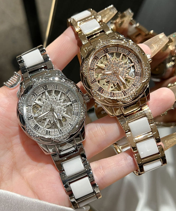 Zircon Silk Stainless Steel Glass Style Reinforced Sunflower