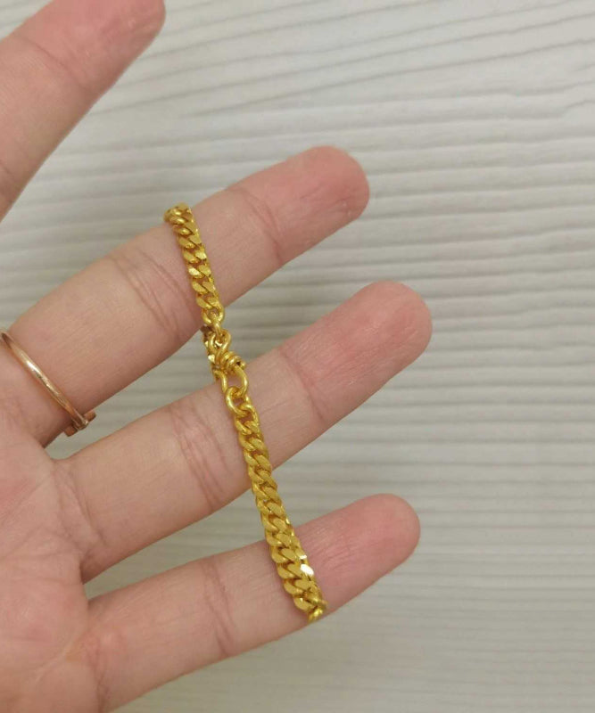 Charm Sterling Stylish Gold Silver Bracelet Overgild