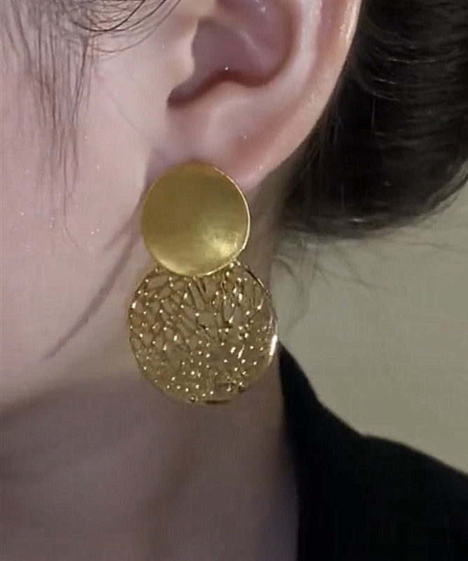 Élégant pendentif en argent sterling surdoré à paillettes en forme de goutte creuse en or et argent