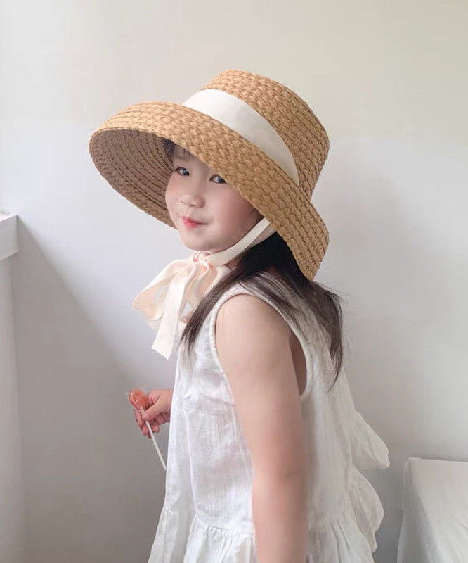 Summer Girls Versatile Big Brimmed Sunshade Fisherman Hat YU1024