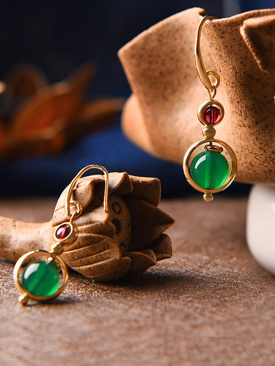 Boucles d'oreilles vintage irrégulières en forme de libellule ethnique pour femme RR016