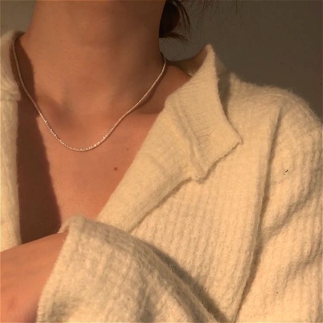 Sterling / Bracelet Necklace Silver