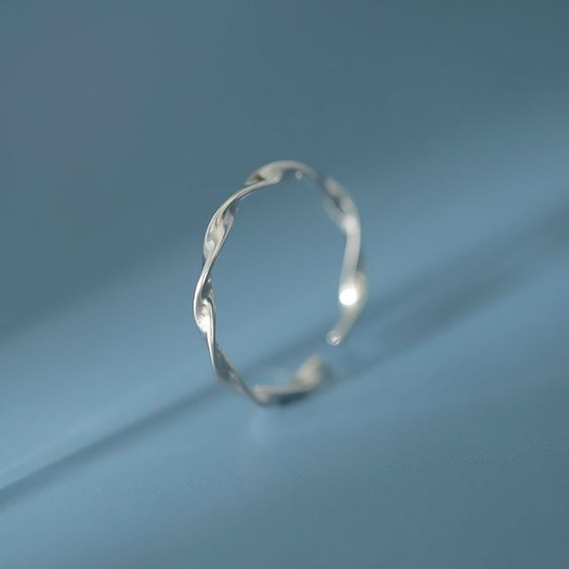 Sterling Twisted Ring Silver