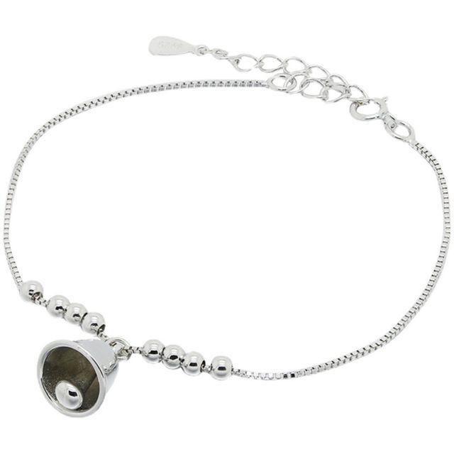 Silver Sterling Bracelet Bell