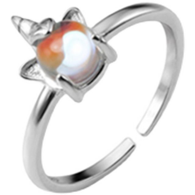 Open Unicorn Silver Sterling Ring