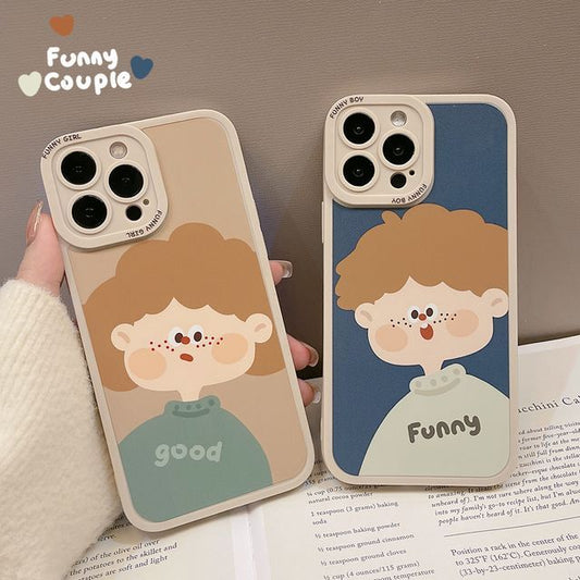Phone Cartoon Case Couple Matching