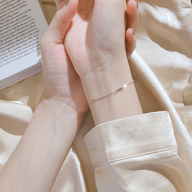 Silver Sterling Bracelet LUCK