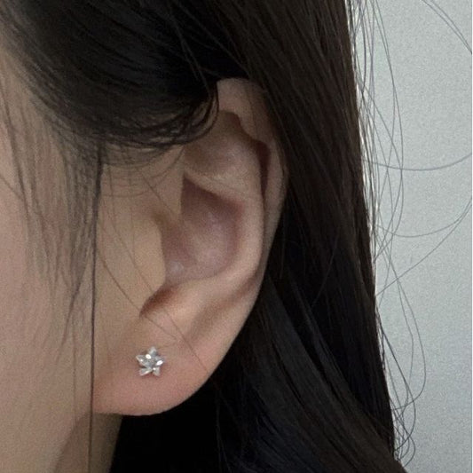 Star Earring Rhinestone Stud